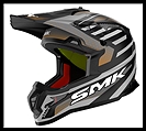 SMK ALLTERRA OFF-ROAD FULL-FACE HELMET - BULLDOZER GRAPHIC - MA267