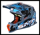 SMK ALLTERRA OFF-ROAD FULL-FACE HELMET - FULMINE GRAPHIC - GL651