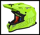 SMK ALLTERRA OFF-ROAD FULL-FACE HELMET - GLOSS HI VISON