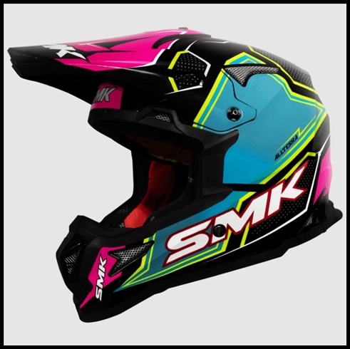 SMK ALLTERRA OFF-ROAD FULL-FACE HELMET - MAVERIX GRAPHIC - GL259