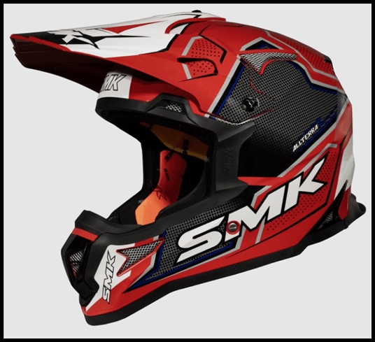 SMK ALLTERRA OFF-ROAD FULL-FACE HELMET - MAVERIX GRAPHIC - GL321