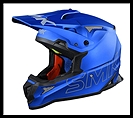 SMK ALLTERRA OFF-ROAD FULL-FACE HELMET - MATTE FLAME BLUE