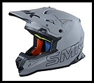 SMK ALLTERRA OFF-ROAD FULL-FACE HELMET - MATTE NARDO GRAY