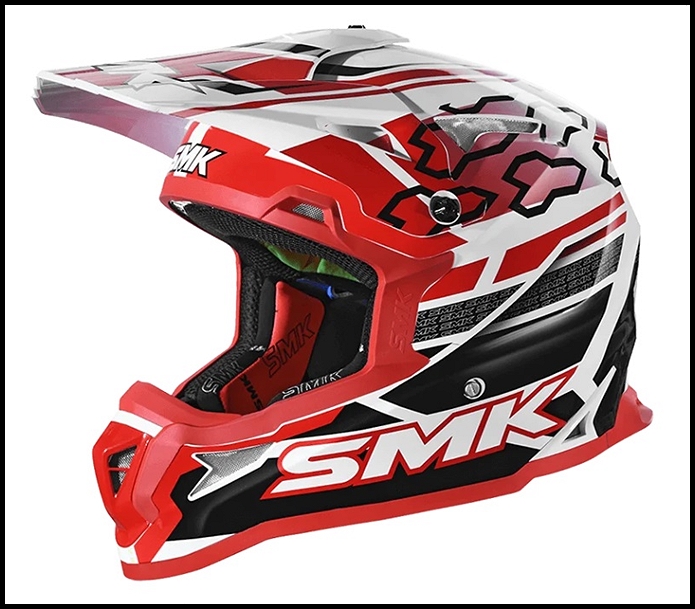 SMK ALLTERRA OFF-ROAD FULL-FACE HELMET - TRIBOU GRAPHIC - GL123