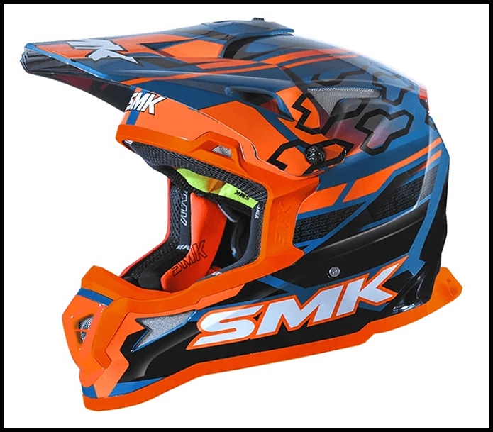 SMK ALLTERRA OFF-ROAD FULL-FACE HELMET - TRIBOU GRAPHIC - GL527