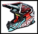 SMK ALLTERRA OFF-ROAD FULL-FACE HELMET - X-ACES (CHROME) GRAPHIC - GL253