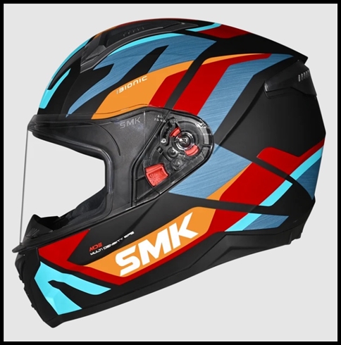 SMK BIONIC ADULT FULL-FACE HELMET - KORE GRAPHIC - MA253