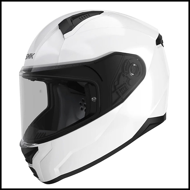 SMK BIONIC ADULT FULL-FACE HELMET - GLOSS WHITE