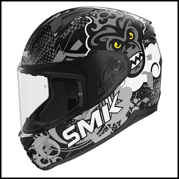 SMK BIONIC YOUTH FULL-FACE HELMET - CHIMPZ GRAPHIC - MA261