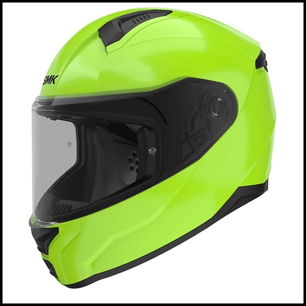 SMK BIONIC YOUTH FULL-FACE HELMET - GLOSS HI VISON