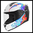 SMK BIONIC YOUTH FULL-FACE HELMET - SPLASH GRAPHIC - GL154