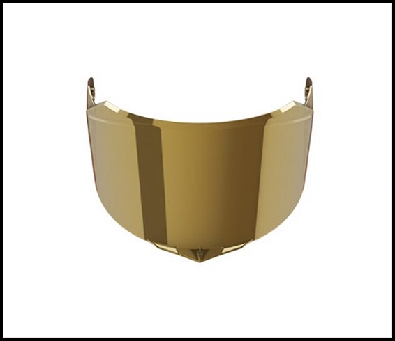 SMK TYPHOON REPLACEMENT EXTERNAL SHIELD - GOLD MIRROR