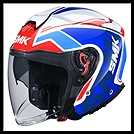 SMK GTJ OPEN-FACE HELMET - TOURER GRAPHIC - GL135