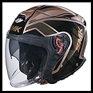 SMK GTJ OPEN-FACE HELMET - TOURER GRAPHIC - GL727