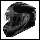 SMK GULLWING FLIP-UP MODULAR HELMET - GLOSS BLACK