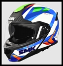 SMK GULLWING FLIP-UP MODULAR HELMET - CHARGER GRAPHIC - GL158