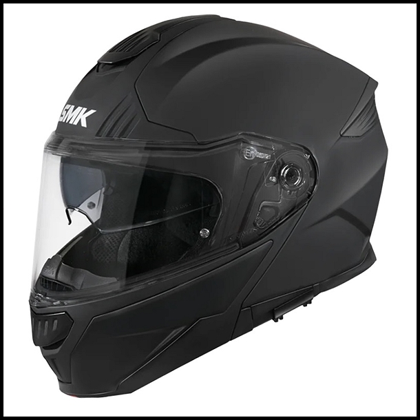 SMK GULLWING FLIP-UP MODULAR HELMET - MATTE BLACK