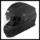 SMK GULLWING FLIP-UP MODULAR HELMET - MATTE BLACK