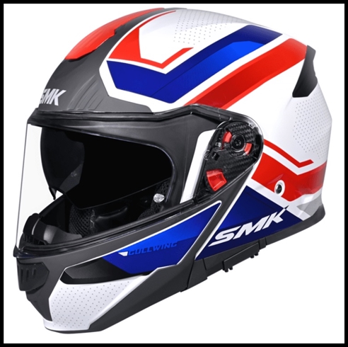 SMK GULLWING FLIP-UP MODULAR HELMET - SUPERTOUR GRAPHIC - GL153