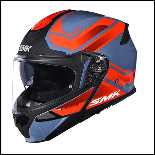 SMK GULLWING FLIP-UP MODULAR HELMET - SUPERTOUR GRAPHIC - GL633