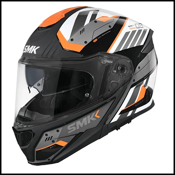 SMK GULLWING FLIP-UP MODULAR HELMET - TEKKER GRAPHIC - GL217