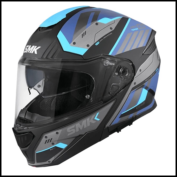 SMK GULLWING FLIP-UP MODULAR HELMET - TEKKER GRAPHIC - MA265