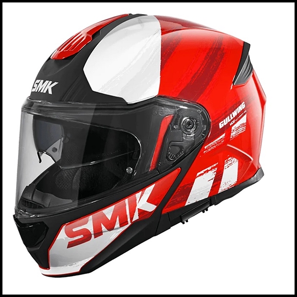 SMK GULLWING FLIP-UP MODULAR HELMET - TOURLEADER GRAPHIC - GL363