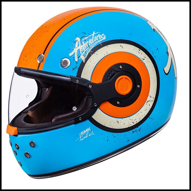 SMK RETRO FULL-FACE HELMET - ADVENTURE GRAPHIC - MA571