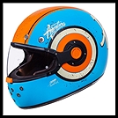 SMK RETRO FULL-FACE HELMET - ADVENTURE GRAPHIC - MA571