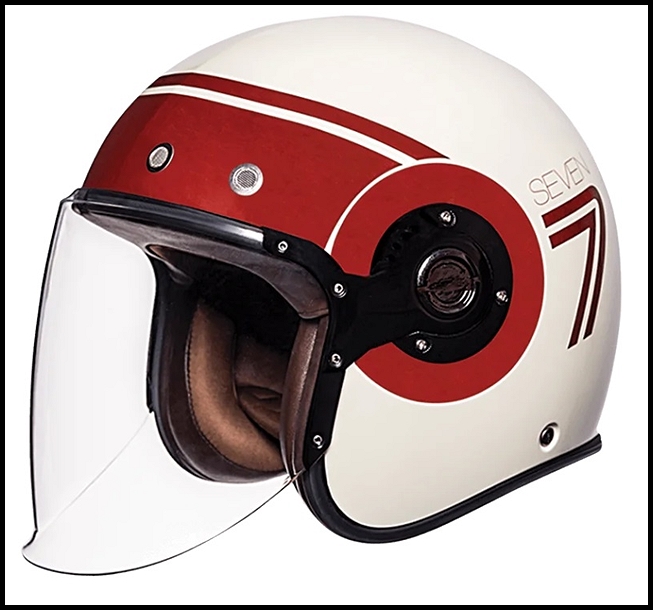 SMK RETRO JET OPEN-FACE HELMET - SEVEN GRAPHIC - GL130