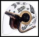 SMK RETRO JET OPEN-FACE HELMET - TRACKER GRAPHIC - MA124