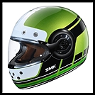 SMK RETRO FULL-FACE HELMET - RANCHERO GRAPHIC - GL821