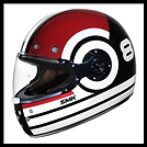 SMK RETRO FULL-FACE HELMET - RANKO GRAPHIC - GL213