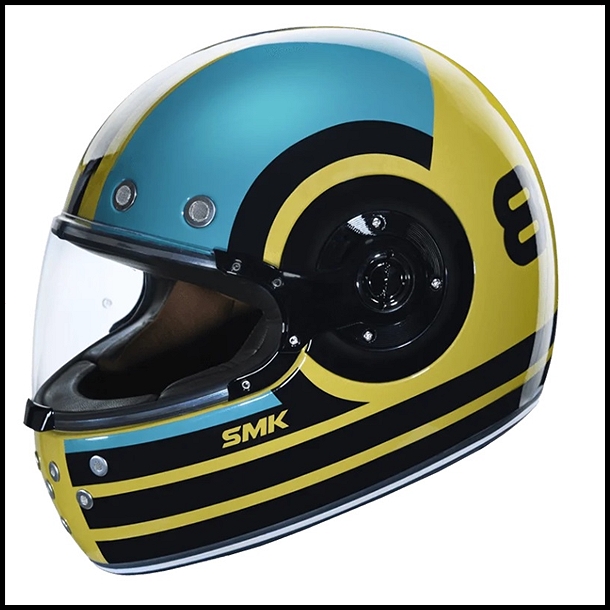 SMK RETRO FULL-FACE HELMET - RANKO GRAPHIC - GL428