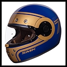 SMK RETRO FULL-FACE HELMET - SEVEN GRAPHIC - MA540