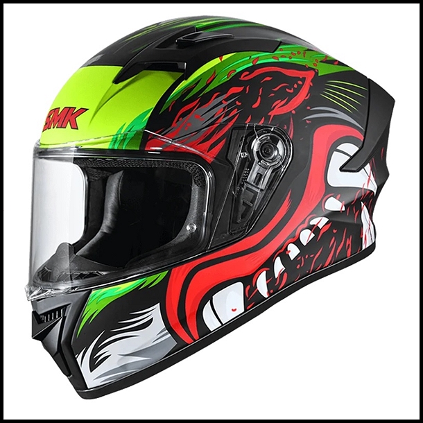 SMK STELLAR SPORT FULL-FACE HELMET - ANIMAL GRAPHIC - MA234