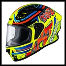 SMK STELLAR SPORT FULL-FACE HELMET - GRAFFITI GRAPHIC - GL437