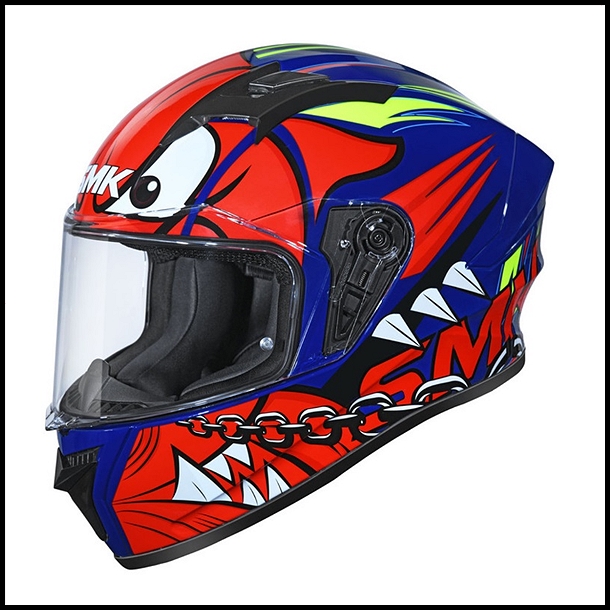 SMK STELLAR SPORT FULL-FACE HELMET - MONSTER GRAPHIC - GL531
