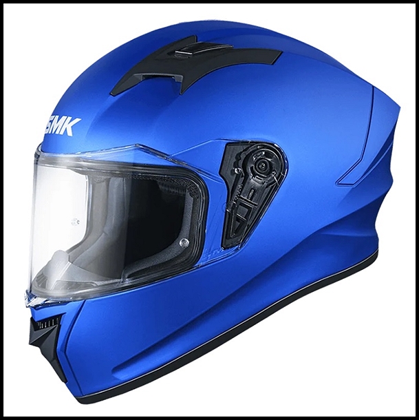 SMK STELLAR SPORT FULL-FACE HELMET - MATTE FLAME BLUE