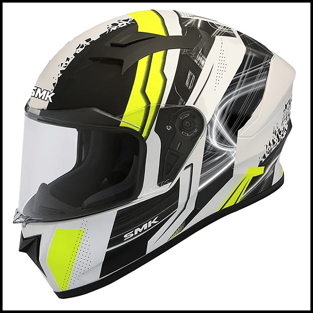 SMK STELLAR SPORT FULL-FACE HELMET - SWANK GRAPHIC - MA124