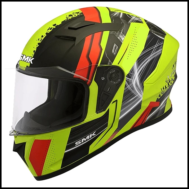 SMK STELLAR SPORT FULL-FACE HELMET - SWANK GRAPHIC - MA423