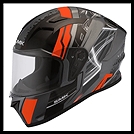 SMK STELLAR SPORT FULL-FACE HELMET - SWANK GRAPHIC - MADA672