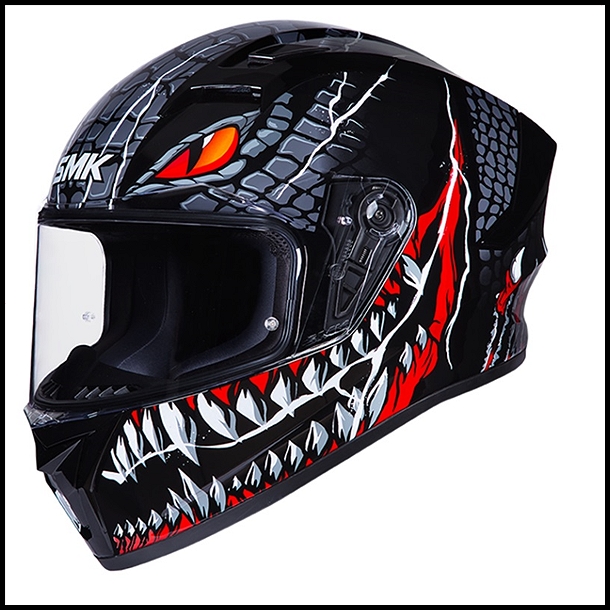 SMK STELLAR SPORT FULL-FACE HELMET - TAOTEI GRAPHIC - GL263