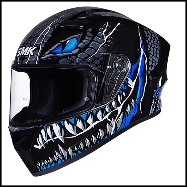 SMK STELLAR SPORT FULL-FACE HELMET - TAOTEI GRAPHIC - GL265