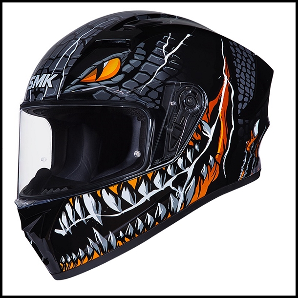 SMK STELLAR SPORT FULL-FACE HELMET - TAOTEI GRAPHIC - GL267