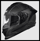 SMK TITAN CARBON FULL-FACE HELMET - MATTE CARBON FIBER SOLID - MACA200