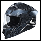 SMK TITAN CARBON FULL-FACE HELMET - NERO GRAPHIC - GL261