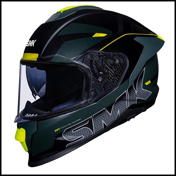 SMK TITAN FIBERGLASS FULL-FACE HELMET - FIREFLY GRAPHIC - MA284