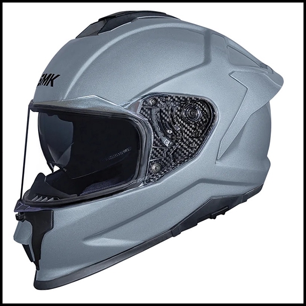 SMK TITAN FIBERGLASS FULL-FACE HELMET - MATTE NARDO GRAY