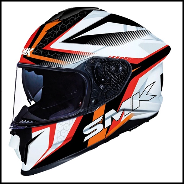 SMK TITAN FIBERGLASS FULL-FACE HELMET - SLICK GRAPHIC - GL123